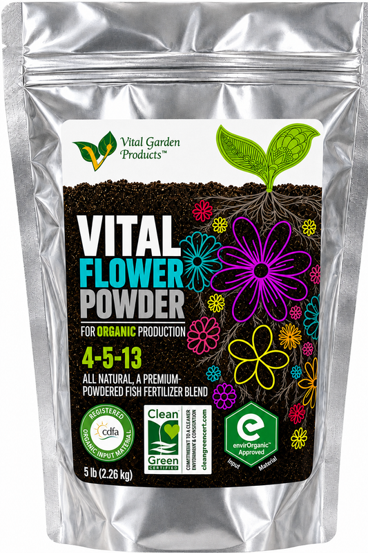 Vital Flower Powder - Soluble Bloom Fertilizer 4-5-13