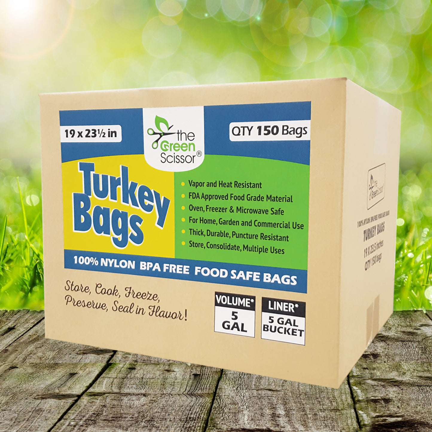 The Green Scissor 5 Gallon Turkey Bag