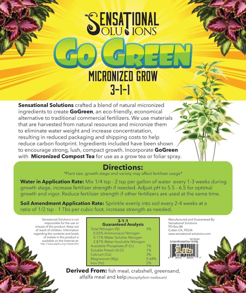 greenacres plant food center fertilizer Go Green