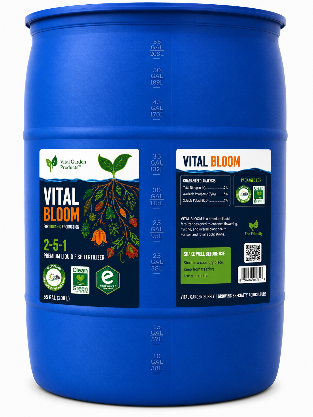 Vital Bloom - Liquid Bloom Fertilizer 2-5-1