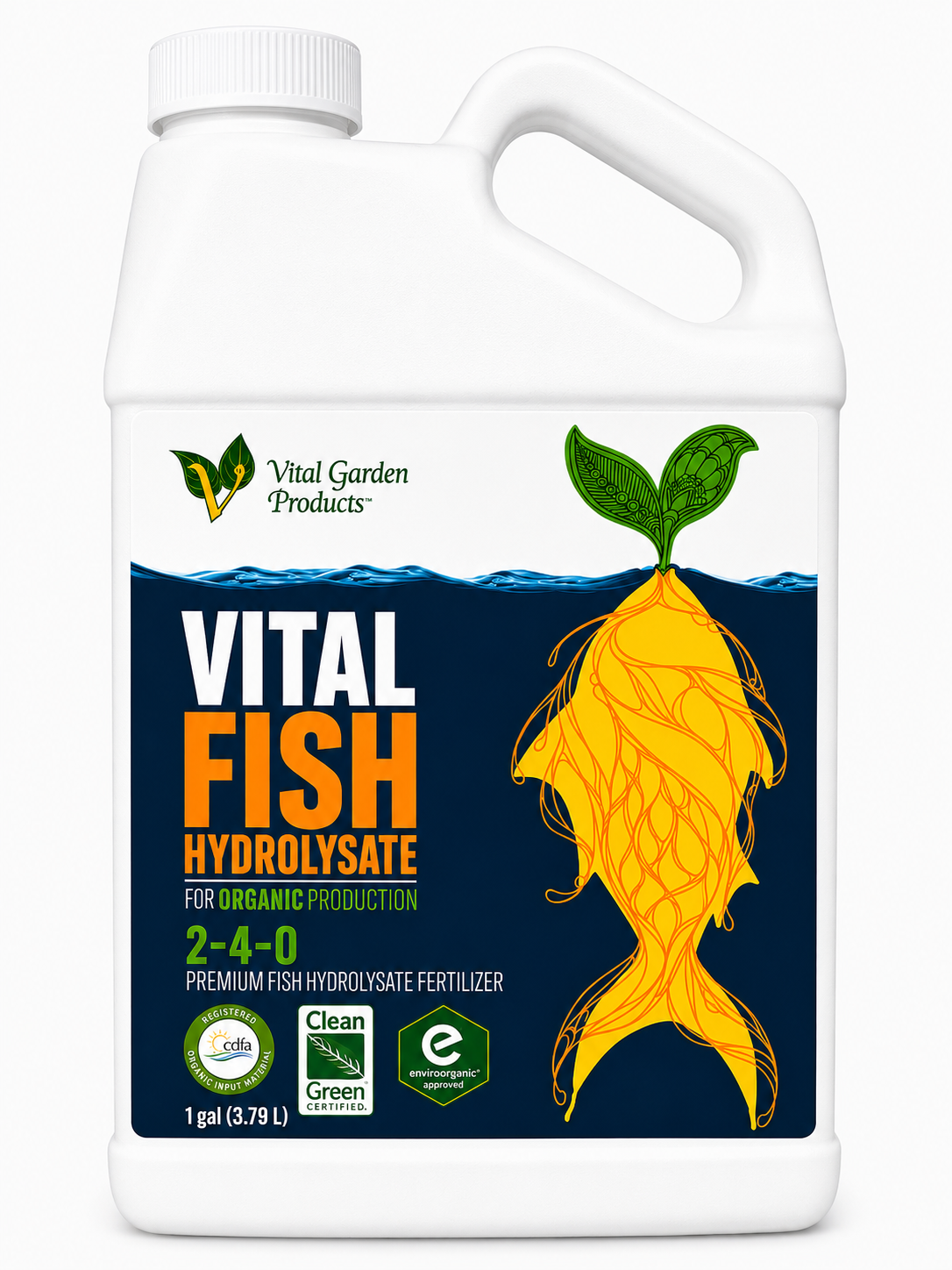 Vital Fish Hydrolysate - Liquid 2-4-0