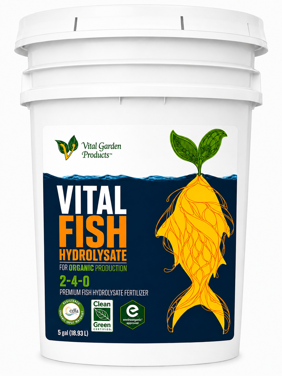 Vital Fish Hydrolysate - Liquid 2-4-0
