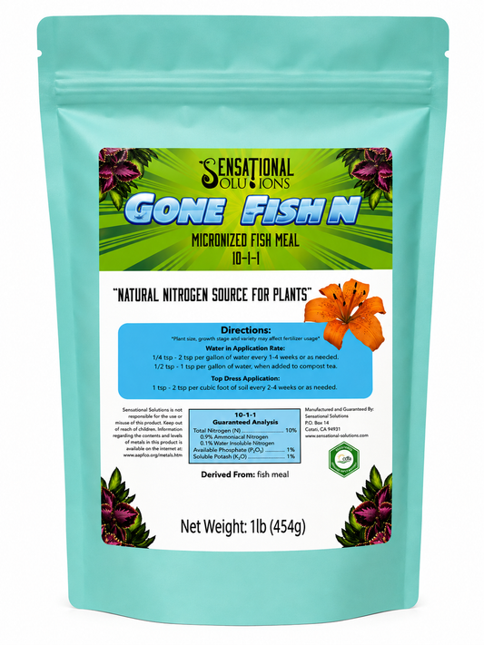 Gone Fish N - Soluble High Nitrogen Fertilizer 10-1-1