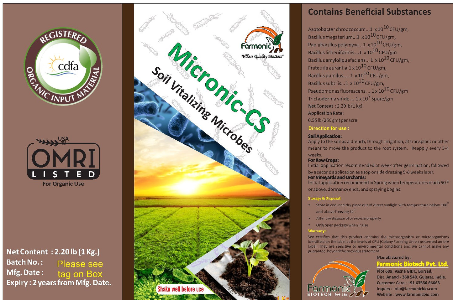 Micronic CS - Soil Vitalizing Microbes