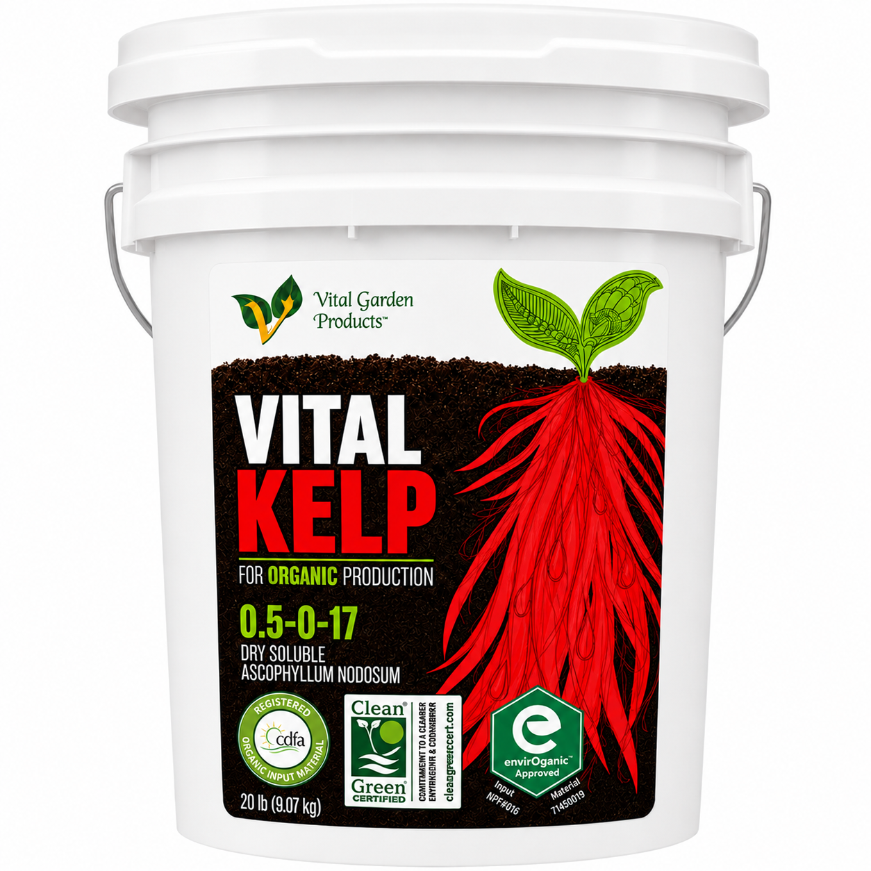 Vital Kelp - Soluble Kelp Fertilizer 0.5-0-17