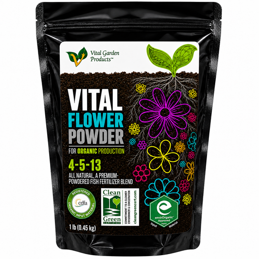 Vital Flower Powder - Soluble Bloom Fertilizer 4-5-13