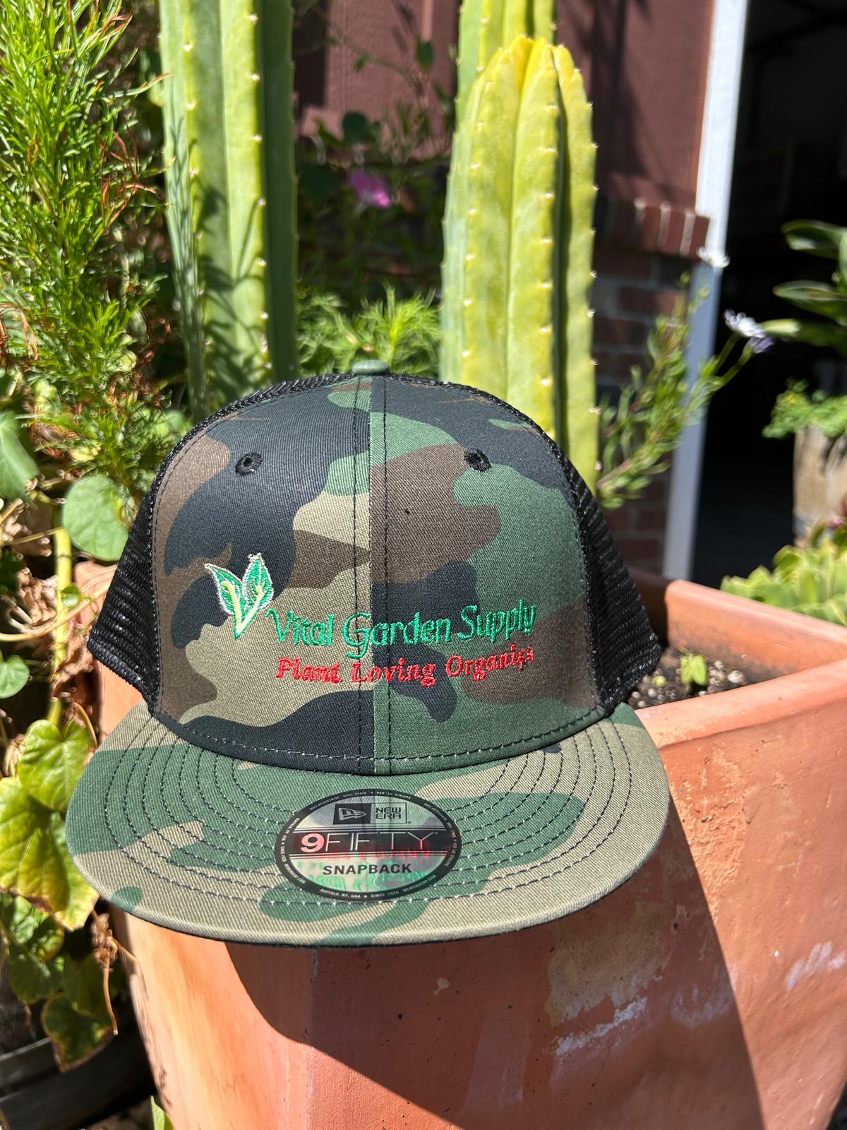 Vital Trucker Camo Snapback Cap - Vital Garden Supply