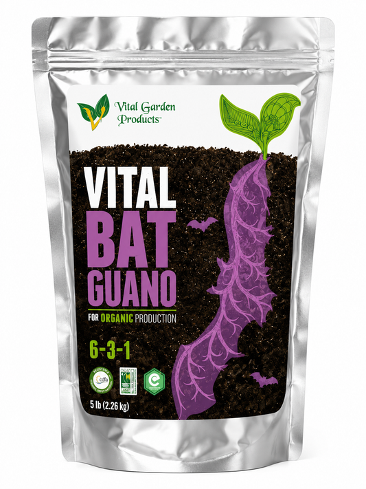 Vital Bat Guano - High-Nitro Fertilizer 6-3-1
