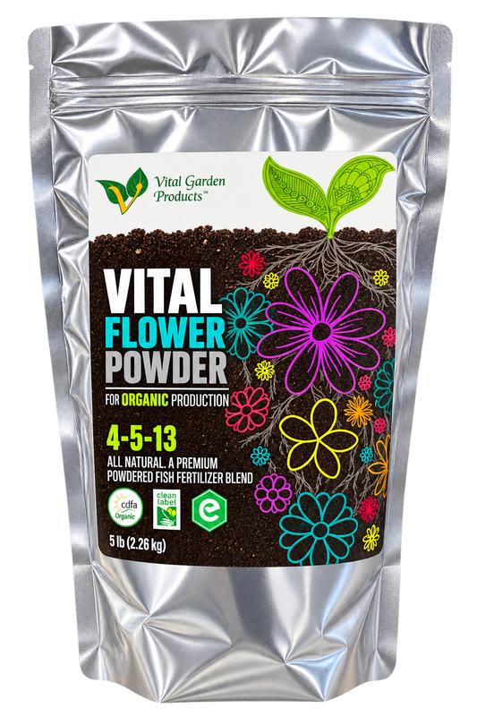 Vital Flower Powder - Soluble Bloom Fertilizer 4-5-13