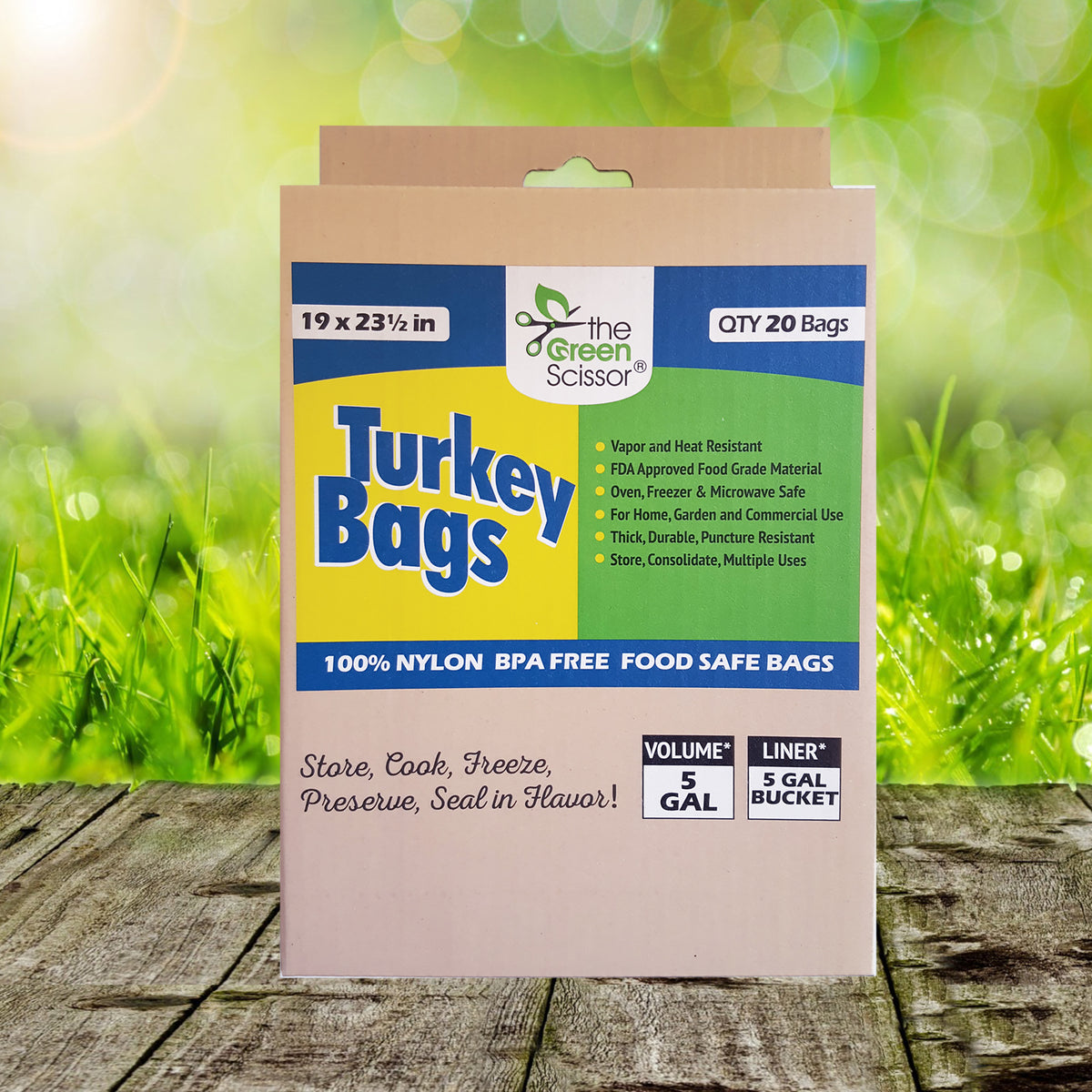 The Green Scissor 5 Gallon Turkey Bag