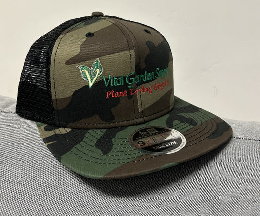 Vital Trucker Camo Snapback Cap