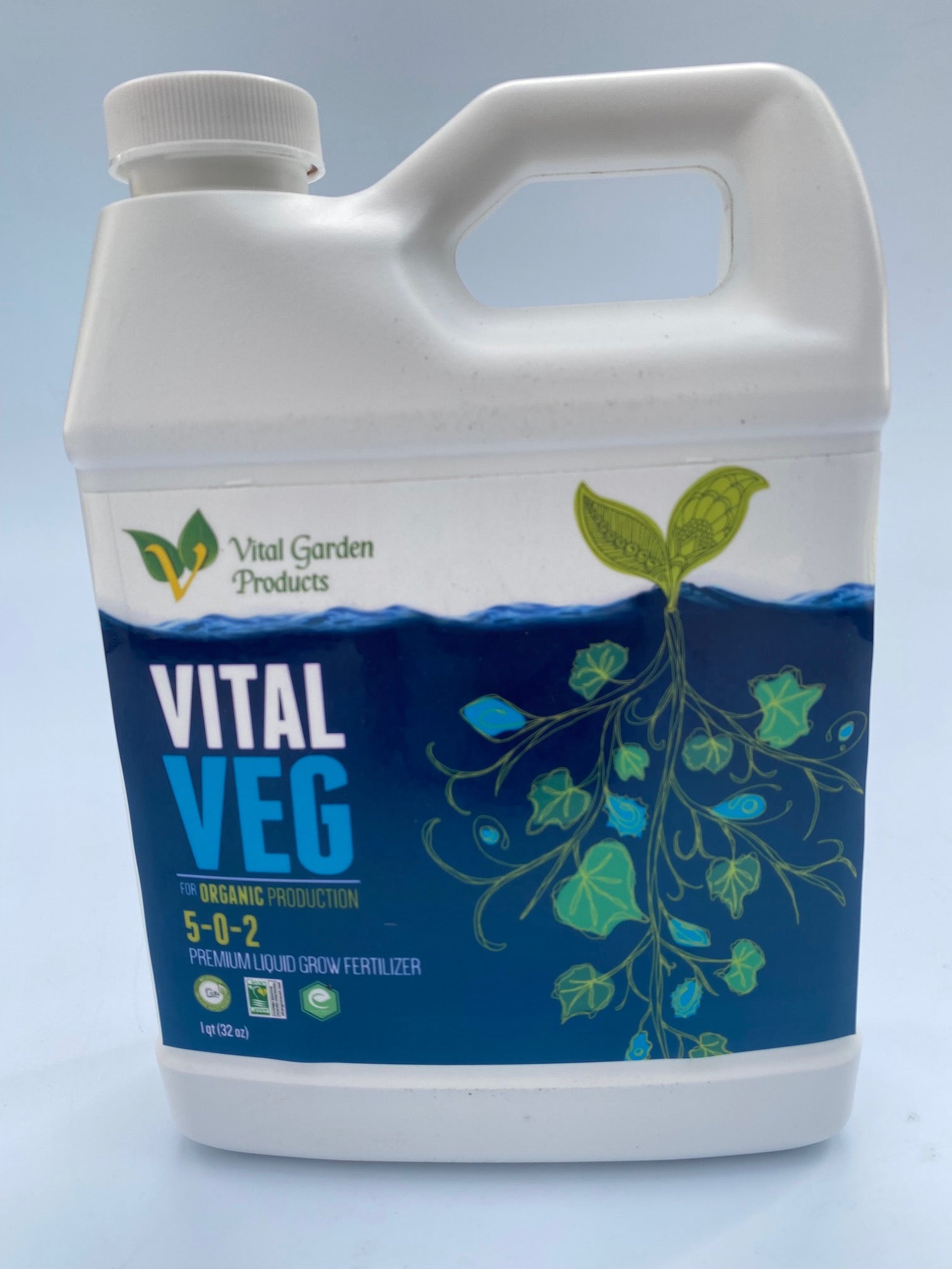 organic liquid garden fertilizer Vital Veg