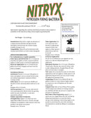 Blacksmith Bioscience Nityx nitrogen fixing bacteria application directions