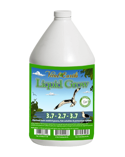 g&b organic liquid fertilizer Vital Earth's O.G. Liquid Grow 3.7-2.7-3.7 2.5 Gallon